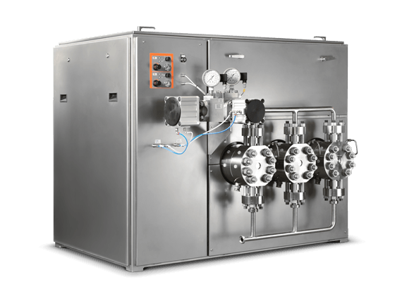 LEWA system for homogenization of food